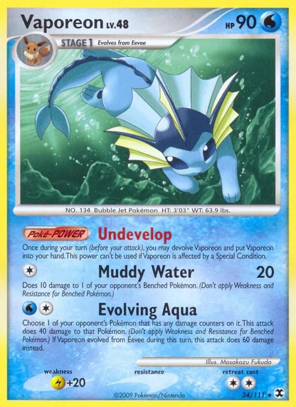Vaporeon — Rising Rivals #34
