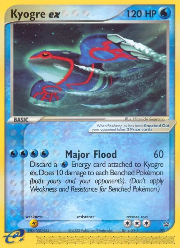 Kyogre ex — Nintendo Black Star Promos #1