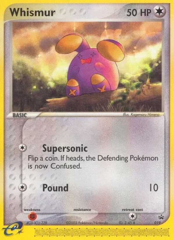 Whismur — Nintendo Black Star Promos #19