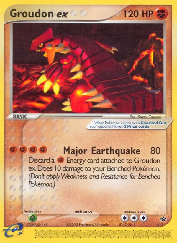 Groudon ex — Nintendo Black Star Promos #2