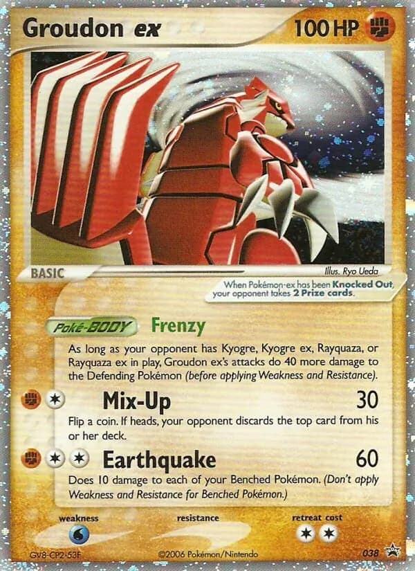 Groudon ex — Nintendo Black Star Promos #38
