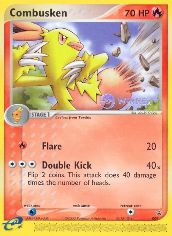 Combusken — Nintendo Black Star Promos #9