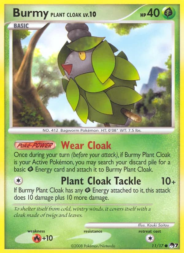 Burmy Plant Cloak — POP Series 7 #11