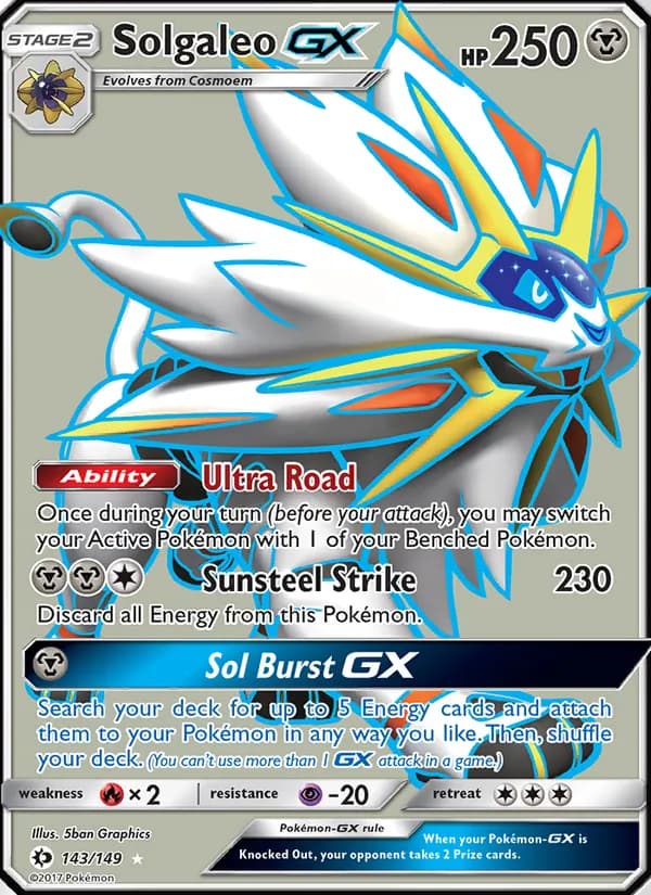 Solgaleo GX — Sun & Moon #143