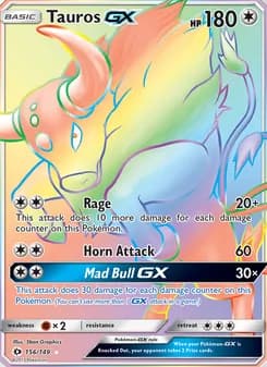Tauros GX — Sun & Moon #156