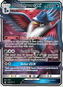 Honchkrow GX — Unbroken Bonds #109