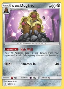 Alolan Dugtrio — Unbroken Bonds #122