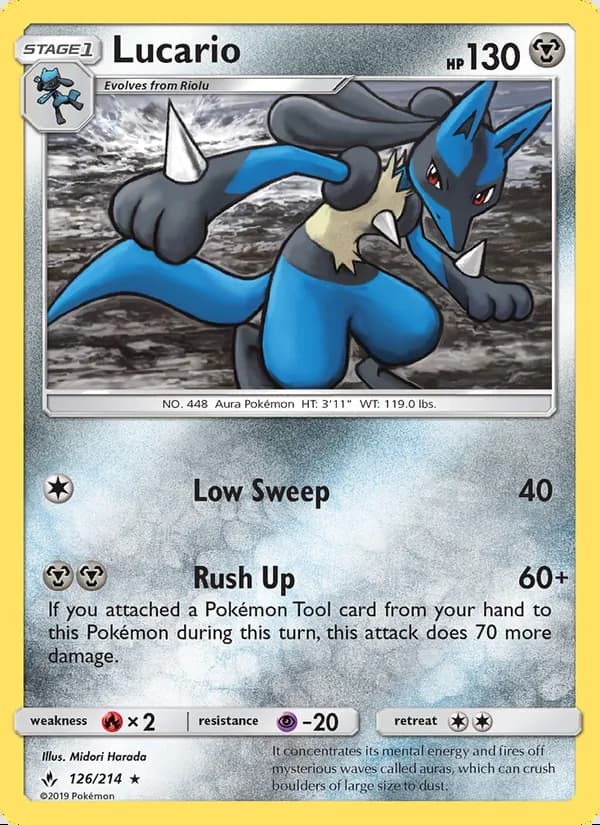 Lucario — Unbroken Bonds #126