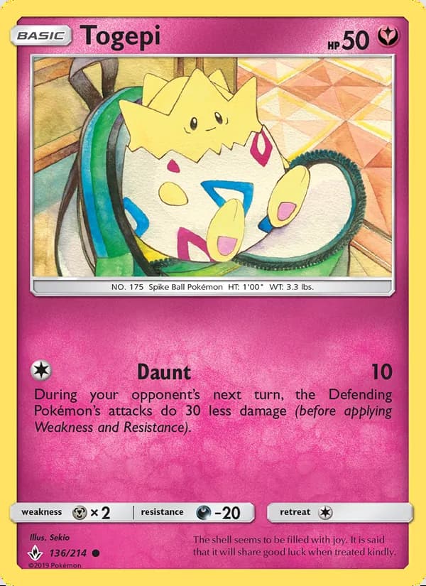 Togepi — Unbroken Bonds #136