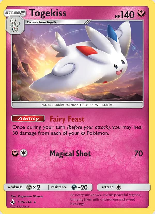 Togekiss — Vínculos Indestructibles #138