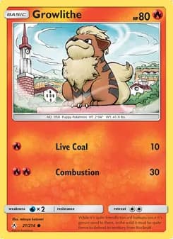 Growlithe — Unbroken Bonds #21