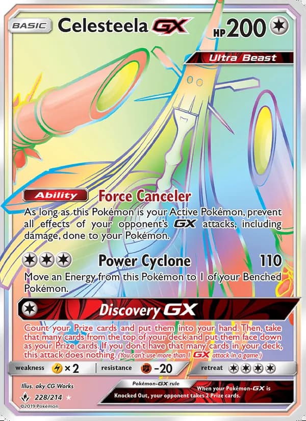 Celesteela GX — Unbroken Bonds #228
