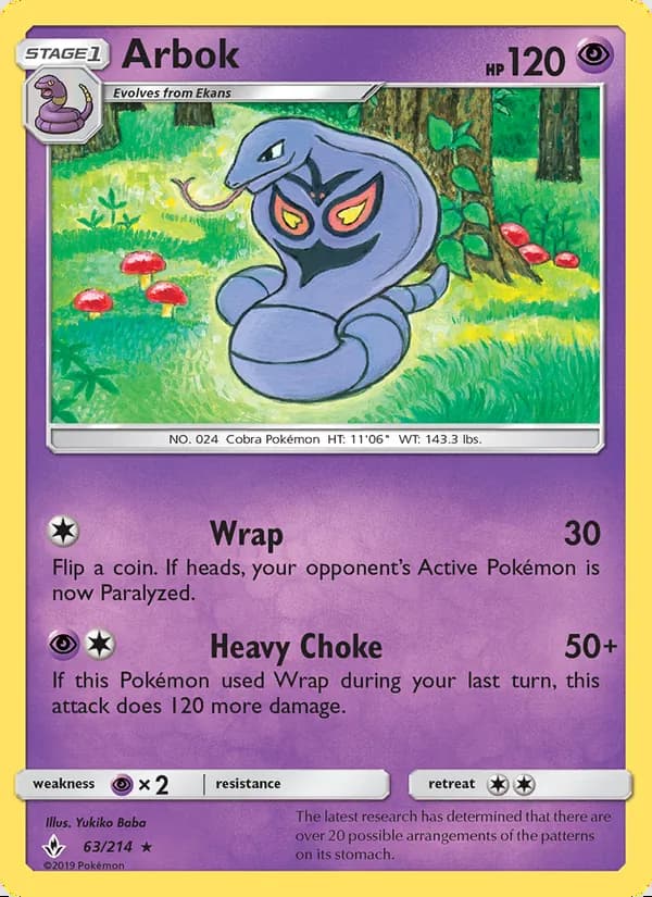 Arbok — Vínculos Indestructibles #63