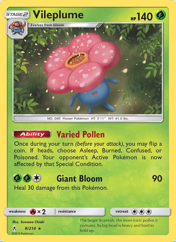 Vileplume — Unbroken Bonds #8