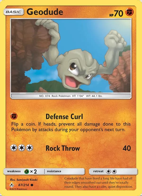 Geodude — Unbroken Bonds #87