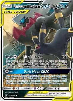 Umbreon & Darkrai GX — Unified Minds #125