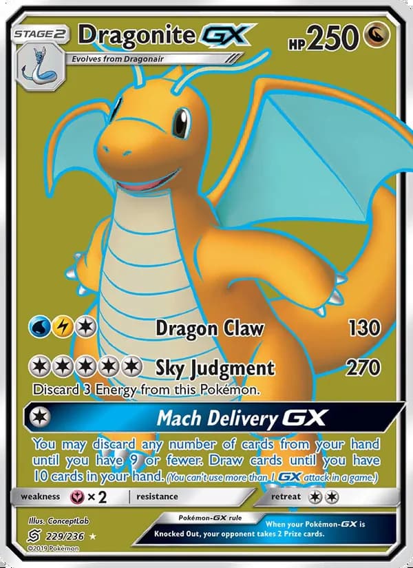 Dragonite GX — Unified Minds #229