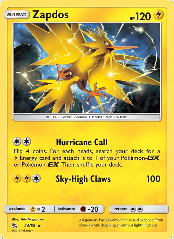 Zapdos — Hidden Fates #24