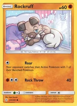 Rockruff — Cosmic Eclipse #123
