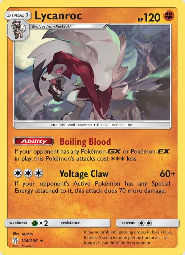Lycanroc — Cosmic Eclipse #124