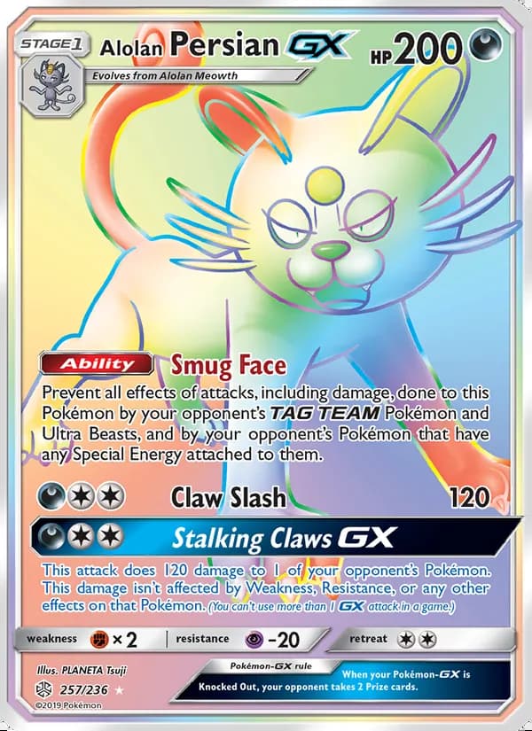 Persian de Alola GX — Eclipse Cósmico #257