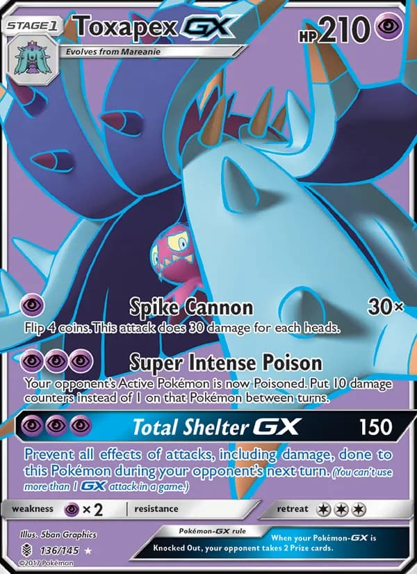 Toxapex GX — Guardians Rising #136