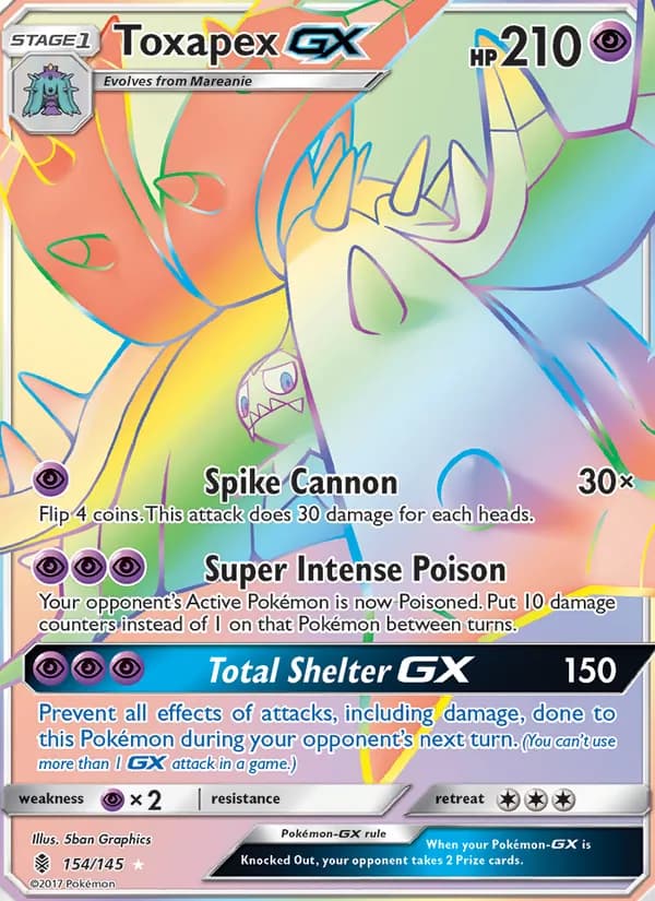 Toxapex GX — Guardians Rising #154