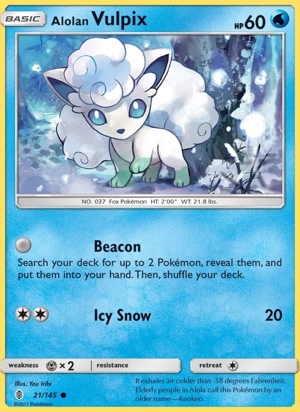 Vulpix de Alola — Albor de Guadianes #21