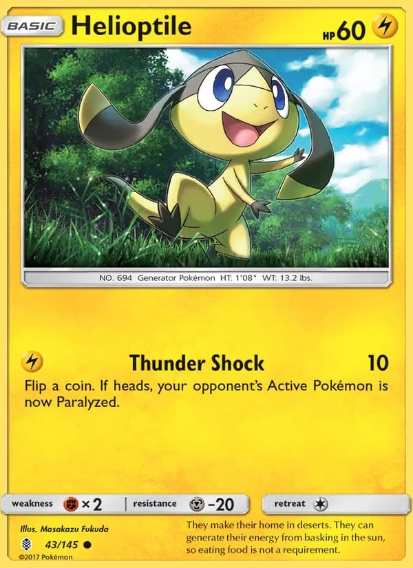 Helioptile — Guardians Rising #43