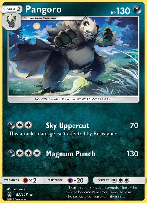 Pangoro — Guardians Rising #82