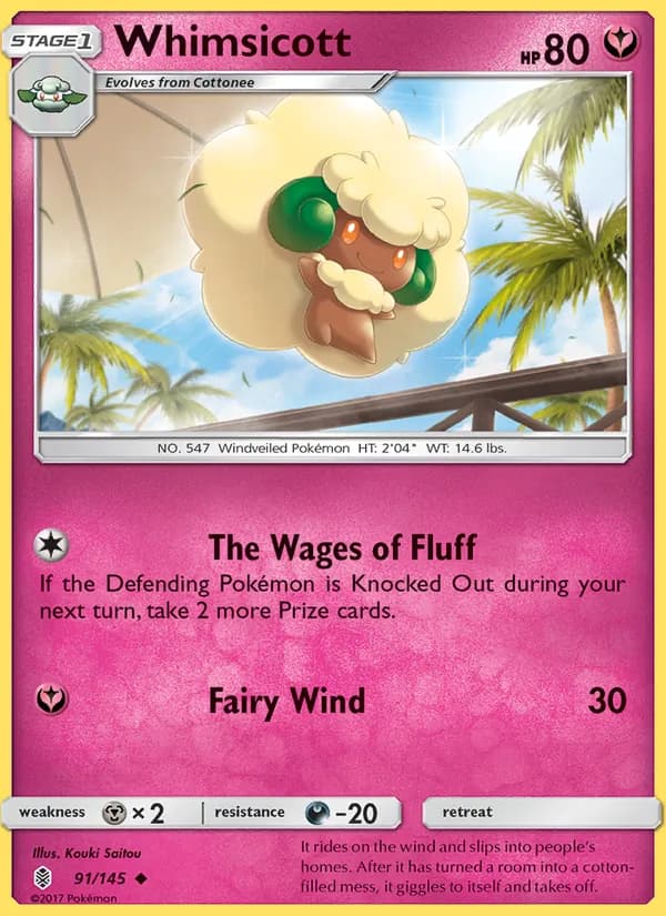 Whimsicott — Guardians Rising #91