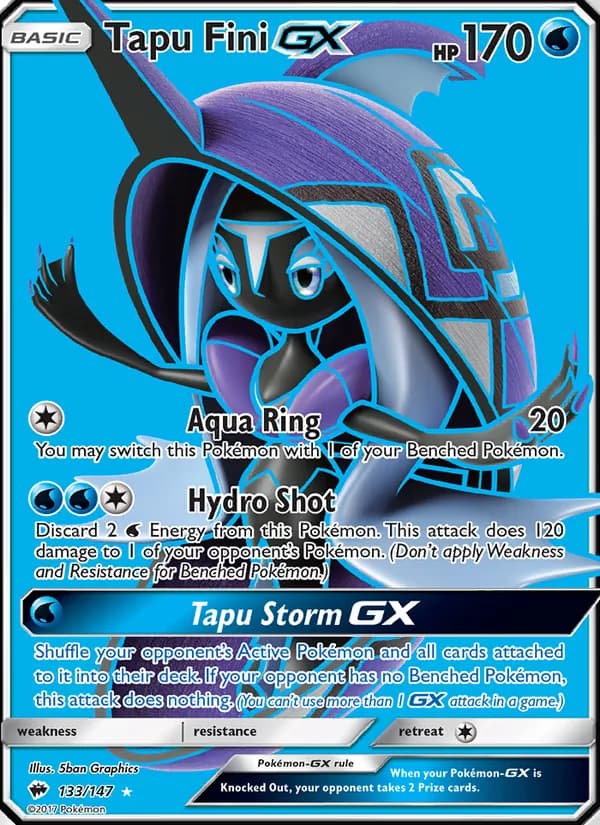 Tapu Fini GX — Sombras Ardientes #133