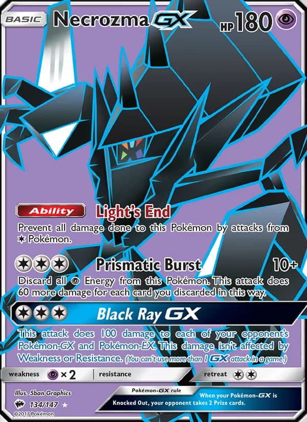 Necrozma GX — Burning Shadows #134