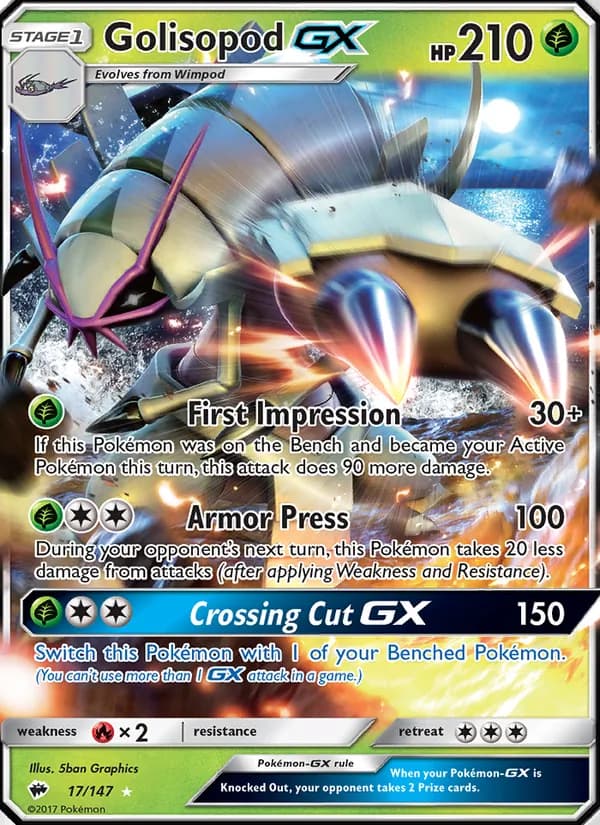 Golisopod GX — Burning Shadows #17
