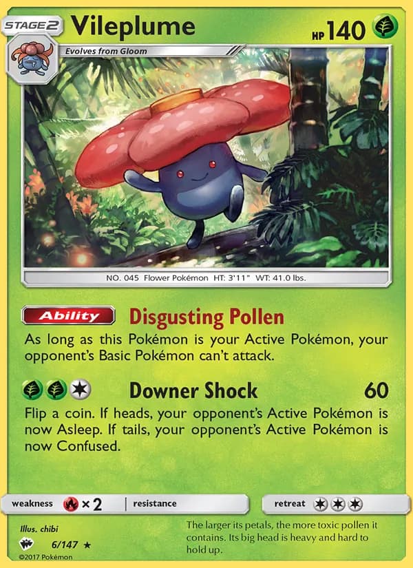 Vileplume — Burning Shadows #6