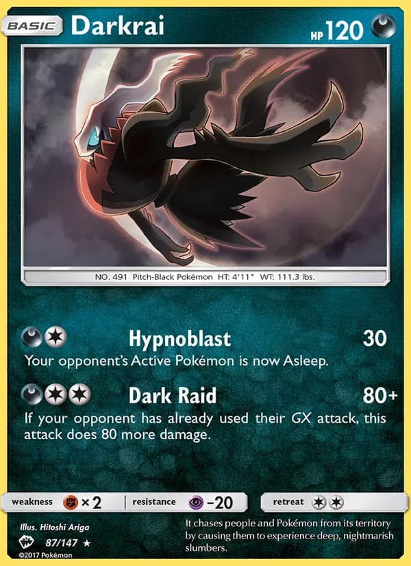 Darkrai — Burning Shadows #87
