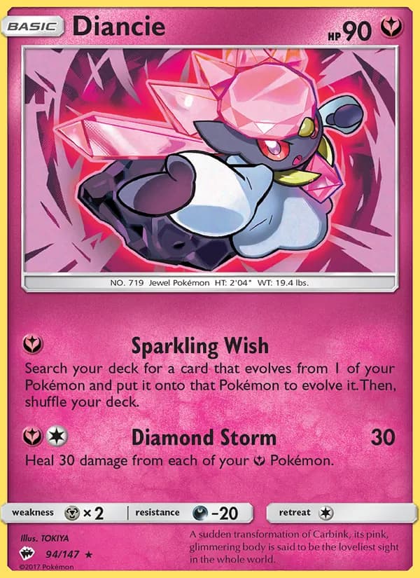 Diancie — Sombras Ardientes #94