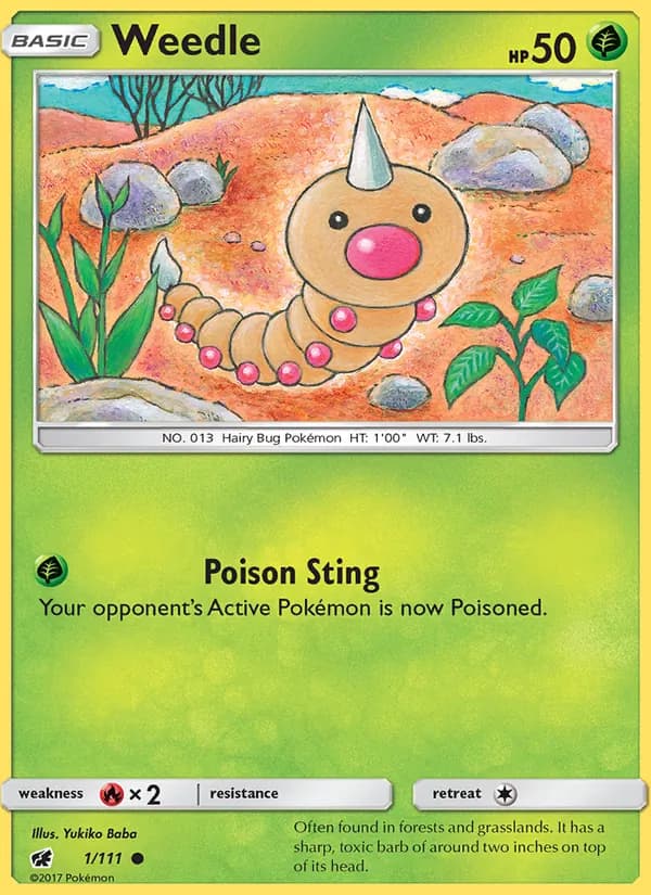 Weedle — Invasión Carmesí #1