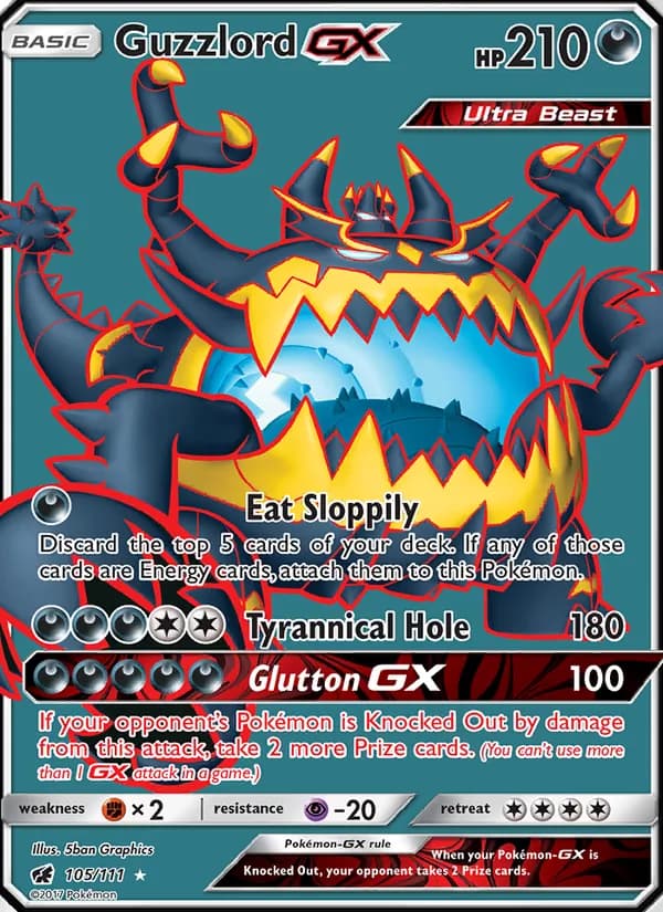 Guzzlord GX — Invasión Carmesí #105