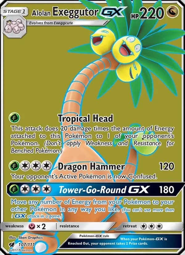 Alolan Exeggutor GX — Crimson Invasion #107