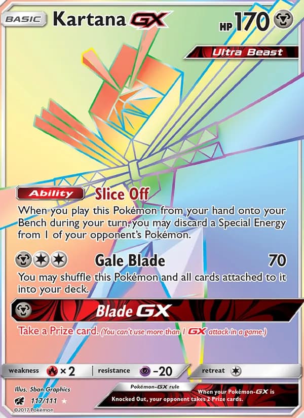Kartana GX — Invasión Carmesí #117