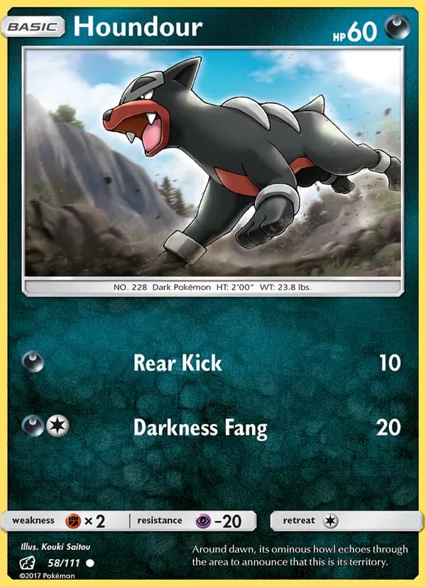 Houndour — Invasión Carmesí #58