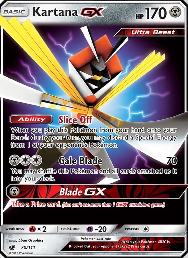 Kartana GX — Invasión Carmesí #70