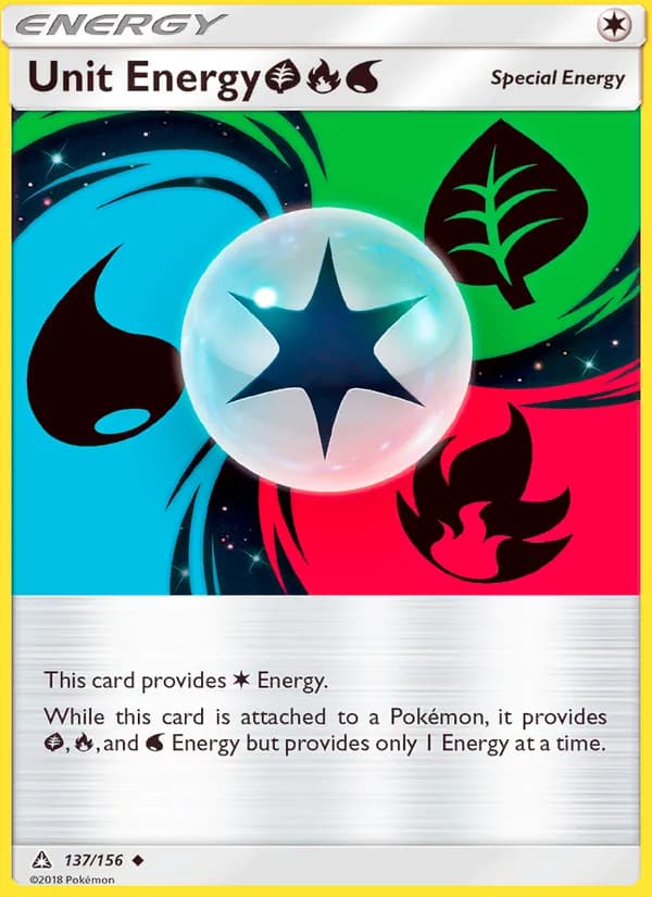 Unit Energy GrassFireWater — Ultra Prism #137