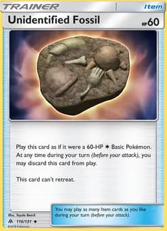 Unidentified Fossil — Forbidden Light #116