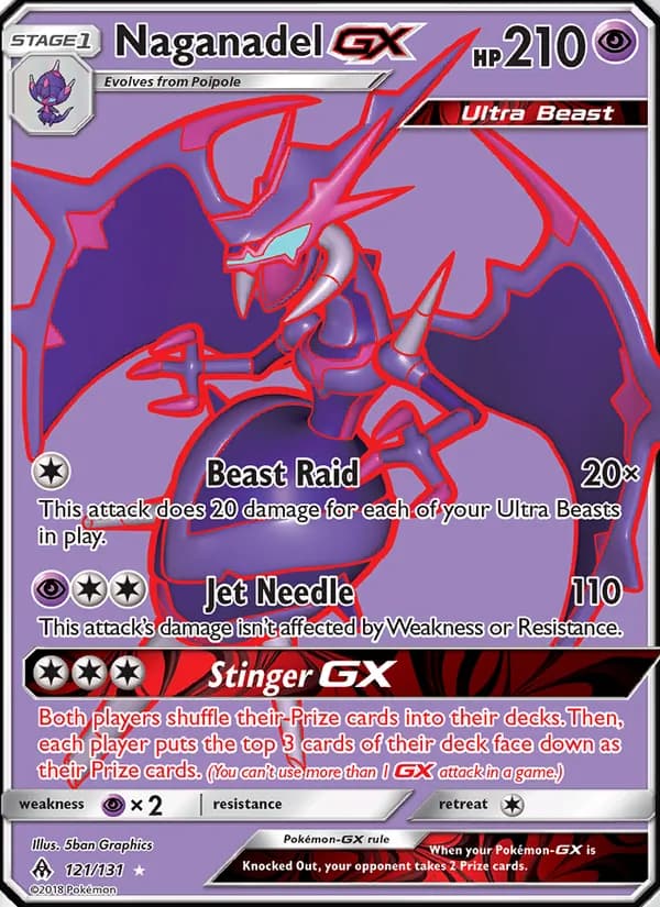 Naganadel GX — Forbidden Light #121