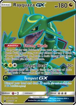 Rayquaza GX — Celestial Storm #160