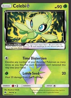 Celebi ◇ — Lost Thunder #19