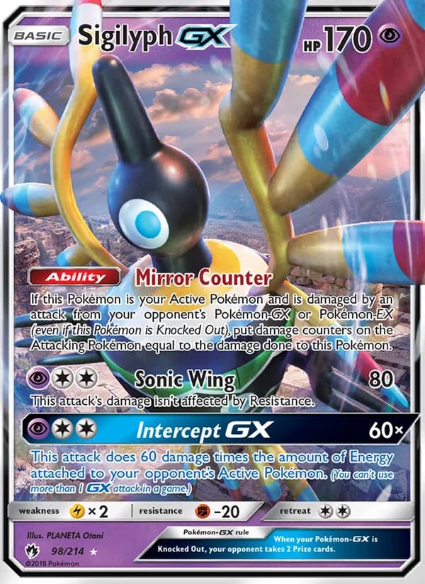 Sigilyph GX — Lost Thunder #98