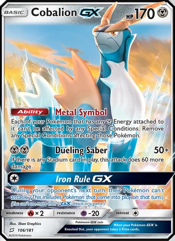 Cobalion GX — Team Up #106